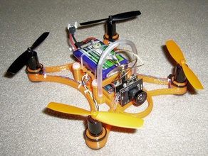 micro quadcopter de 105 mm, 110 mm fpv scisky r c vehículos el marco 3d print model - Mito3D