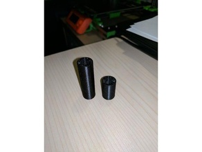 printable bushing replacement lm8uu lm8luu bearings 3d printer parts bearing part 3d print model - Mito3D