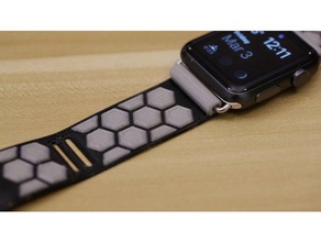 apple watch band ninjaflex bracelets bracelet wristband 3d print model - Mito3D