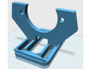 support extruder prusa i3 - no sides 3d printer parts 3d print model - Mito3D