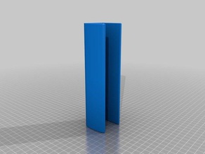 folding door lock - 35mm thick doors household 3d print model - Mito3D
