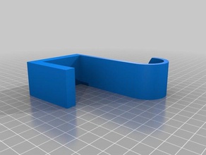 my lisa single door hook hanger organization customized 3d print model - Mito3D