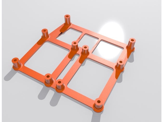 doble anet a8 mosfet de montaje Impresora 3d las piezas mods partes el monte 3D print model - Mito3D