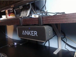 anker soundcore ikea tablette clip bureau de 3d print model - Mito3D