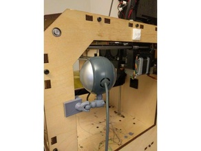 logitech 500 webcam mount flashforge prusa i3 3d printer accessories arm holder 3d print model - Mito3D