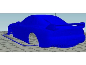 rx7 fd shell r c vehículos 3d print model - Mito3D