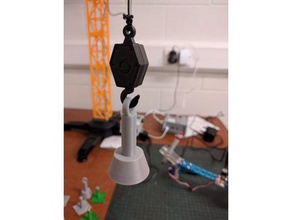 crane magnetic hook construction toys magnet 3d print model - Mito3D