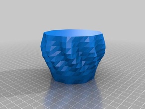 dalgalı organik 1 vazo kaplar özelleştirilmiş 3d print model - Mito3D