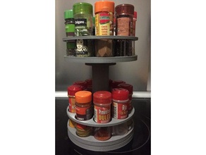 spices stand kitchen & dining tool organizer spice rack 3d print model - Mito3D