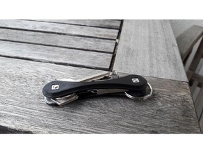 un trousseau de clés porte-clés fusion360 les touches 3d print model - Mito3D