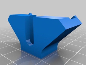 my customized adjustable glass bed bracket flashforge creator pro etc 3d printer accessories 3d print model - Mito3D