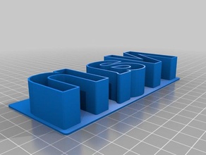 nan cortador de cookie cozinha e sala jantar personalizado 3d print model - Mito3D
