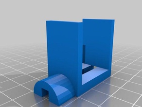 meu personalizados suporte do cabo office personalizado 3d print model - Mito3D