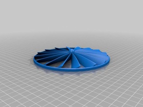 my customized improved parametric shrouded propellor r c vehicles 3d print model - Mito3D