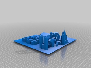 london 3d printing cityscape 3d print model - Mito3D