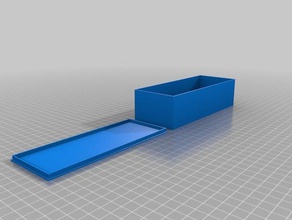 timimg caixa recipientes personalizado 3d print model - Mito3D