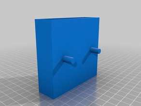 my customized holder 2-peg pegboards organization 3d print model - Mito3D
