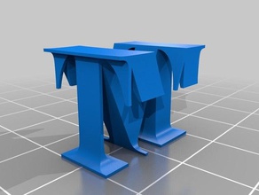 mt anagram moda özelleştirilmiş 3d print model - Mito3D