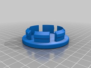 wheel center cap automotive 3d print model - Mito3D