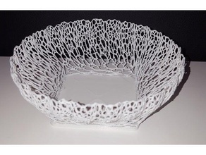 candy bowl matematica arte ciotola voronoi 3d print model - Mito3D