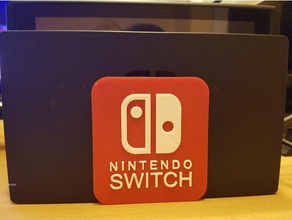 nintendo switch logo signs & logos nes snes 3d print model - Mito3D