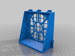 ambiente de trabalho ventilador 120mm filtro eletrônica 3d print model - Mito3D