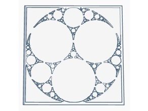 fractal en la montaña rusa de matemáticas geometría 3d print model - Mito3D
