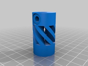 meine angepasste flexible Kupplung 6x4d Werkzeugmaschinen kundengebundene 3d print model - Mito3D