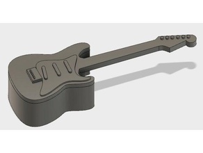 palheta caixa a música violão escolha de armazenamento 3d print model - Mito3D