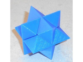 modificado de 6 pieza estrella rompecabezas puzzles 3d print model - Mito3D