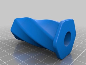 fidget twister hexagon Skulpturen Erfinder makeanythin machen nichts Parameter 3d print model - Mito3D