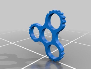 gear spinner fidget hand 3d print model - Mito3D