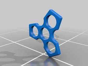 geo giratório fidget mão spinner 3d print model - Mito3D