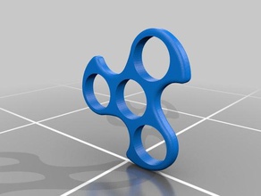 urdimbre spinner fidget mano 3d print model - Mito3D