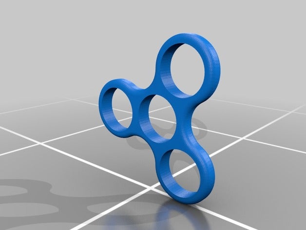 simple spinner fidget main 3D print model - Mito3D