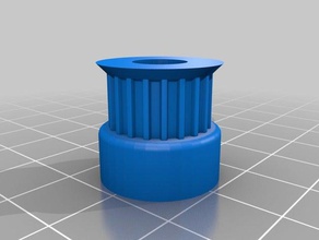 8mm smooth bar t25 pulley 3d printer parts customized 3d print model - Mito3D