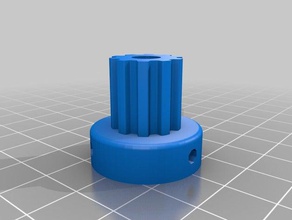meu personalizados paramétrico polia - muitos perfis de dente Impressora 3d peças personalizado 3d print model - Mito3D