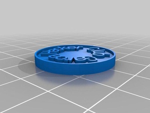 garoa hacker club coin chip coins & badges customized 3d print model - Mito3D