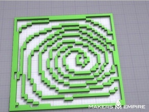 maze mystery art 3d print model - Mito3D
