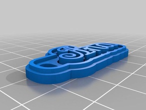 llavero ana keychains customized 3d print model - Mito3D