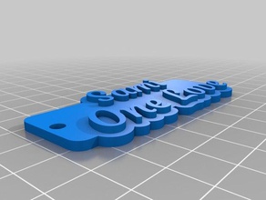 llavero sami un amor llaveros personalizado 3d print model - Mito3D