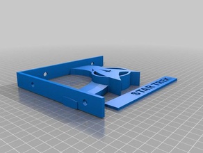 star trek shelf bracket lhs 3d printing 3d print model - Mito3D