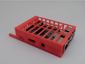 cage - raspberry pi 2 3 octoprint octopi 3d printer accessories 3d print model - Mito3D