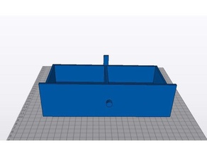 recipiente de portas correr a caixa 3d print model - Mito3D