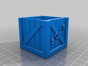 caixa de sabão adereços piada 3d print model - Mito3D