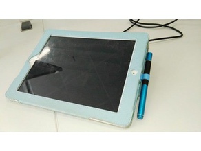 personalizzabile penna clip porta gadget customizer titolare tablet 3d print model - Mito3D