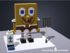 sponge bob square pants Kunst 3d print model - Mito3D