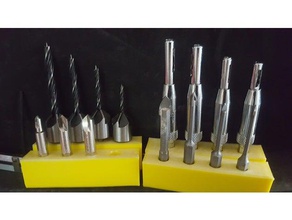 Bohrständer 3-6mm Schaft 1 4 Sechskant-Schaft Werkzeug-Halterungen & - Boxen openscad 3d print model - Mito3D