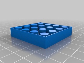 4x4 led, cube led titulaire L'impression 3d 3d print model - Mito3D