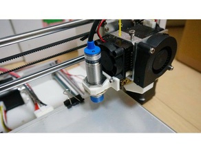 jg aurora a3 induction sensor mount lj18a3-8-z bx 3d printer accessories 3d print model - Mito3D